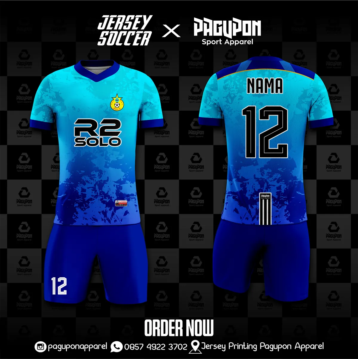 Contoh jersey custom Pagupon Apparel untuk artikel Cara Memilih Warna Jersey Tim agar Tidak Menyesal