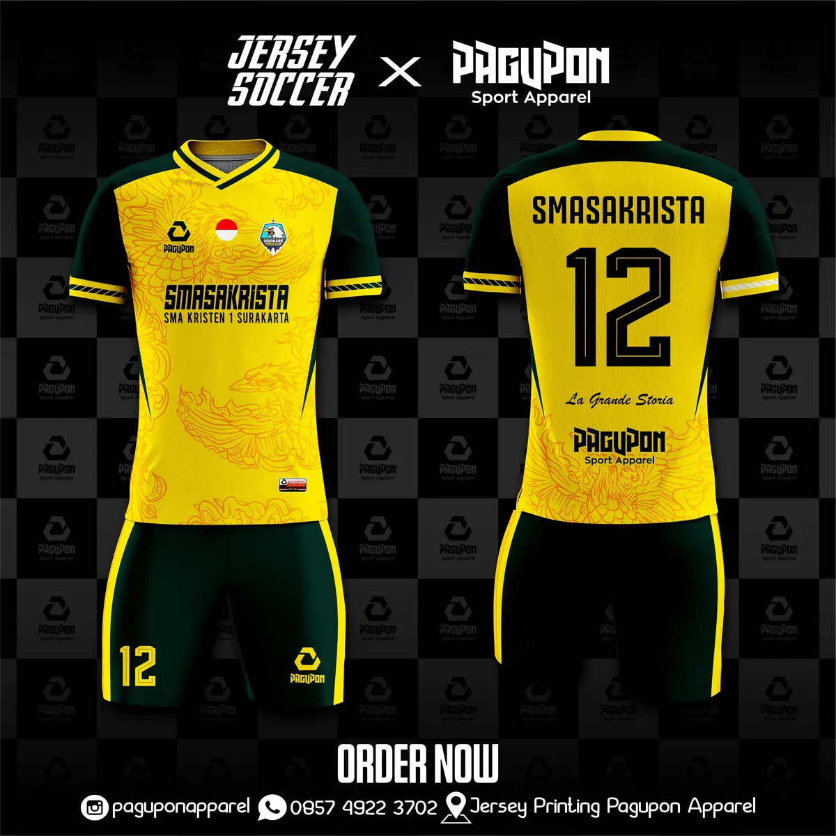Contoh jersey custom Pagupon Apparel untuk artikel Jersey untuk Class Meeting dan Lomba 17 Agustus: Kapan Harus Mulai Pesan?