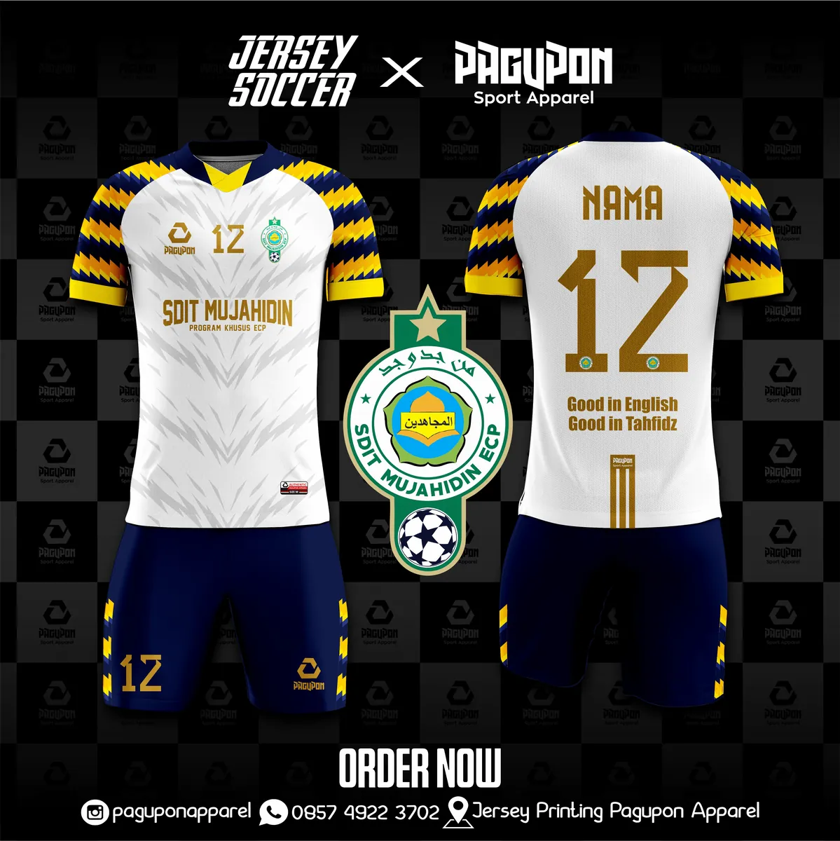 Contoh jersey custom Pagupon Apparel untuk artikel Jersey Anak untuk SSB dan SD: Ukuran, Bahan, dan Desain yang Pas
